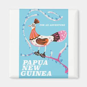 Papua-Neuguinea-Reiseposter Magnet