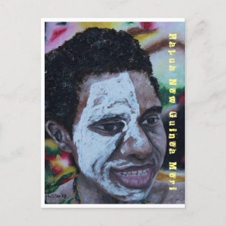 Papua New Guinea Meri Postkarte
