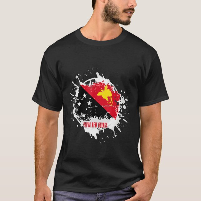 Papua New Guinea Splash T-Shirt (Vorderseite)