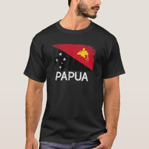 Papuan Flag   Vintag hergestellt in Papua Neuer Gu T-Shirt