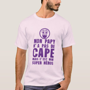 Papy_Papi_Barbu_Moustachu_Barbe_Moutasette_Familie T-Shirt
