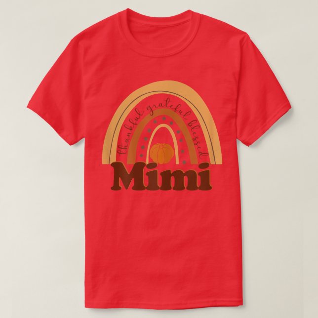 Papy Rainbow Mimi Pumpkin Fall Aut T-Shirt (Design vorne)