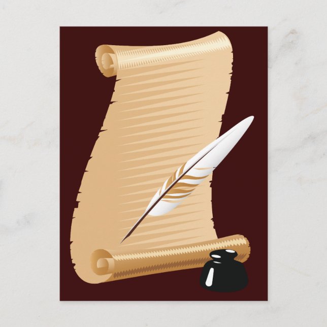 Papyrus Postkarte (Vorderseite)