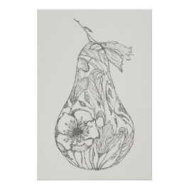 Papyrus Rose by Raye Semone Poster