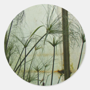 Papyrus Runder Aufkleber