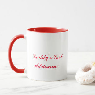 Papys Girl-Individuelle Name-Tochter Tasse