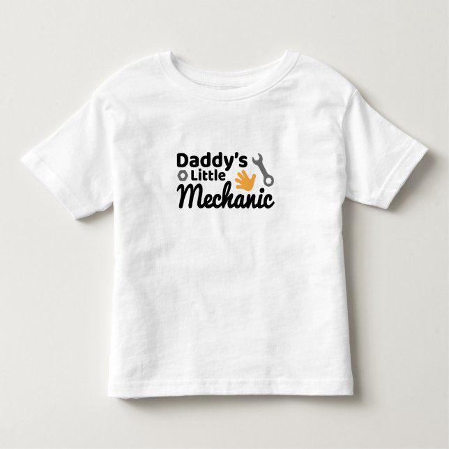 Papys kleine Mechanik Kleinkind T-shirt (Vorderseite)