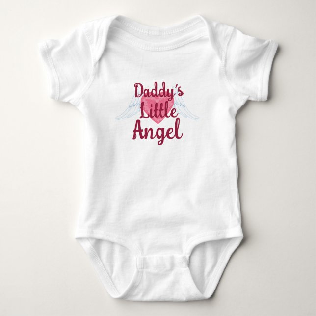Papys kleiner Angel Baby Bodysuit Strampler (Vorderseite)