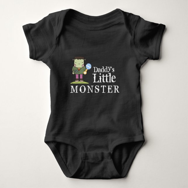 Papys kleiner Baby Monster Baby Bodysuit Baby Strampler (Vorderseite)