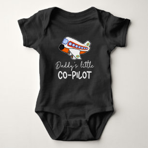Papys kleiner Co-Pilot   Künftiges Pilotprogramm N Baby Strampler