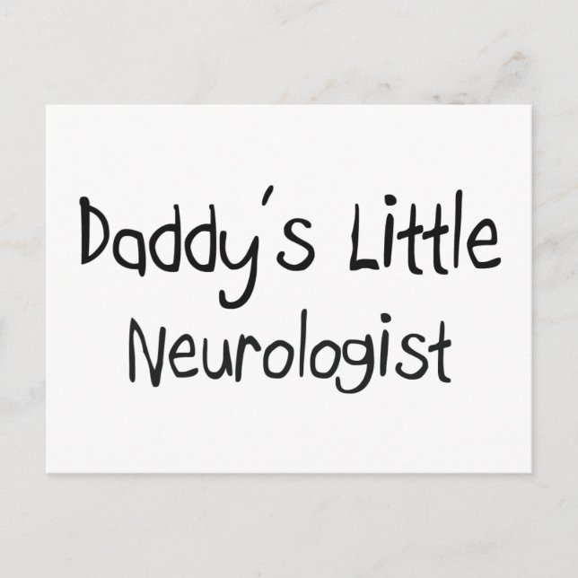 Papys kleiner Neurologe Postkarte (Vorderseite)