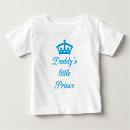 Papys kleiner Prinz, Textdesign mit Krone Baby T-shirt