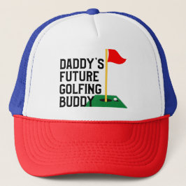 Papys Zukunft des Golfing Buddy Baby Bodysuit Truckerkappe