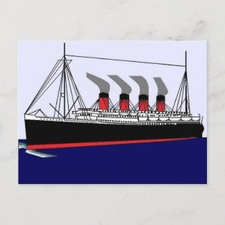 Paquebot Frankreich Postkarte 1912