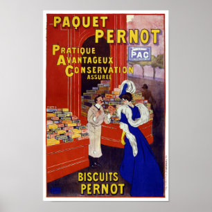 Paquet Pernot Vintages Werbeplakat Poster