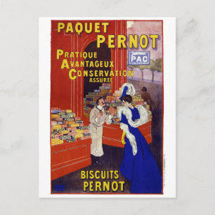 Paquet Pernot Vintages Werbeplakat Postkarte