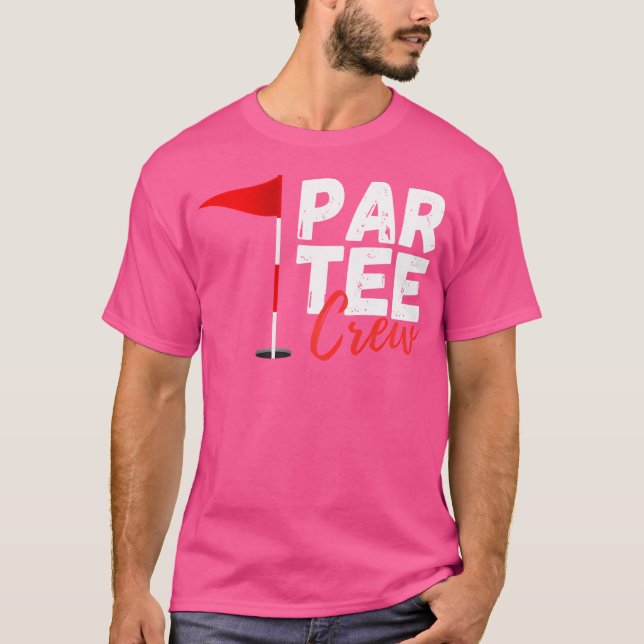 Par Crew Funny Golf Lover Matching Family Golfer D T-Shirt (Vorderseite)