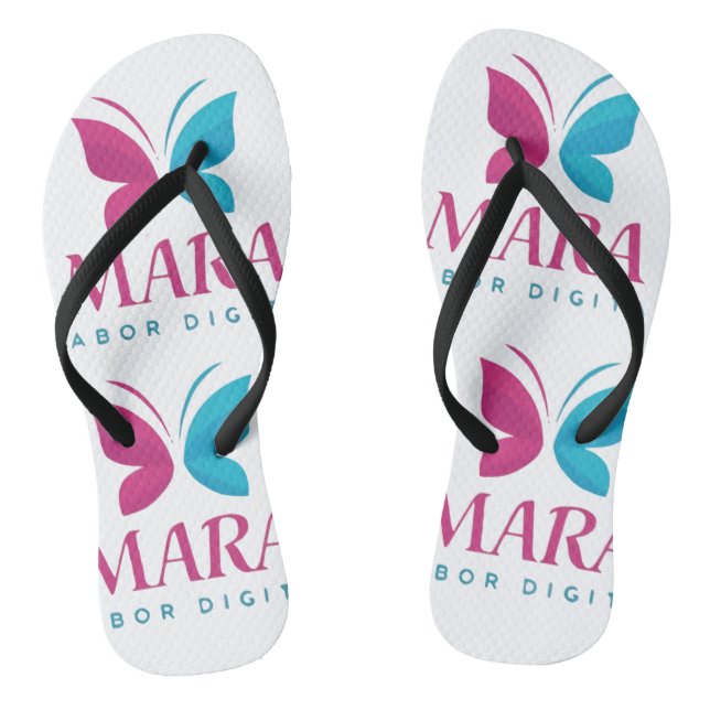 Par de Chanclas: Estilo Digital Mara Flip Flops (Fußbett)