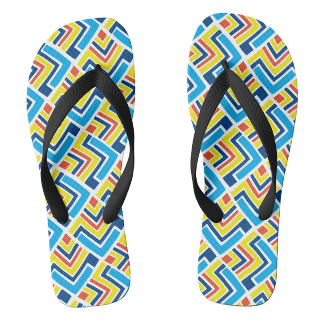 Par de chanclas - Patrón Boomerang Flip Flops (Fußbett)