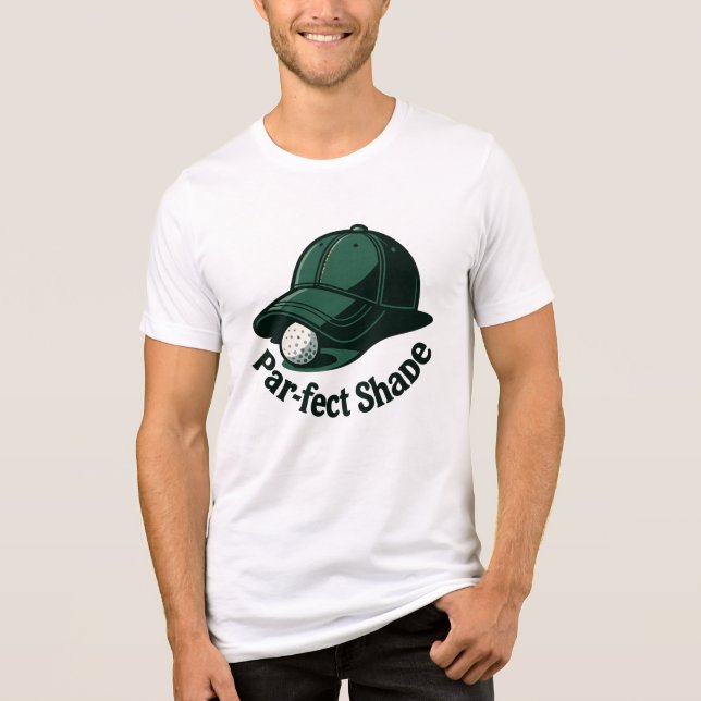 Par-fect Shade Coole Golf Cap Tri-Blend Shirt (Vorderseite)