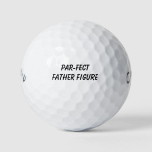'Par-fekte Vaterfigur' für den golfbegeisterten Va Golfball