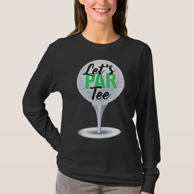 Par Funny Golf für Golfer Par(2) T-Shirt (Vorderseite)