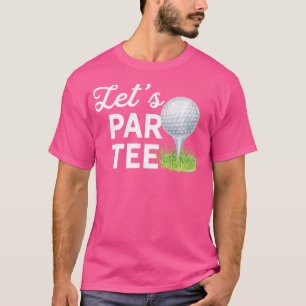 Par Golf Ball mit Button Funny Golf Club T-Shirt