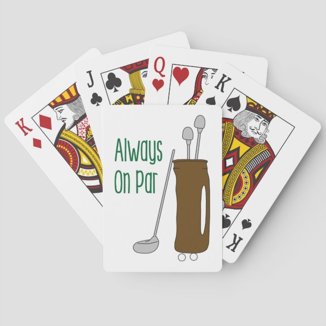 Par Golf Spielkarten (Rückseite)