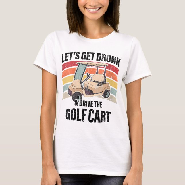 Par Let's Party Golf Joke Funny Golf T-Shirt (Vorderseite)