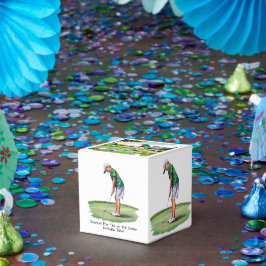 Par-T-Shirt auf dem Green Golf Birthday Bash Geschenkschachtel