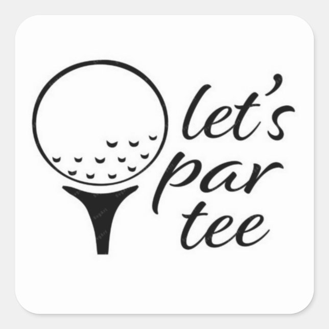 "PAR T-SHIRT* COOL GOLFER'S STICKER (Vorderseite)