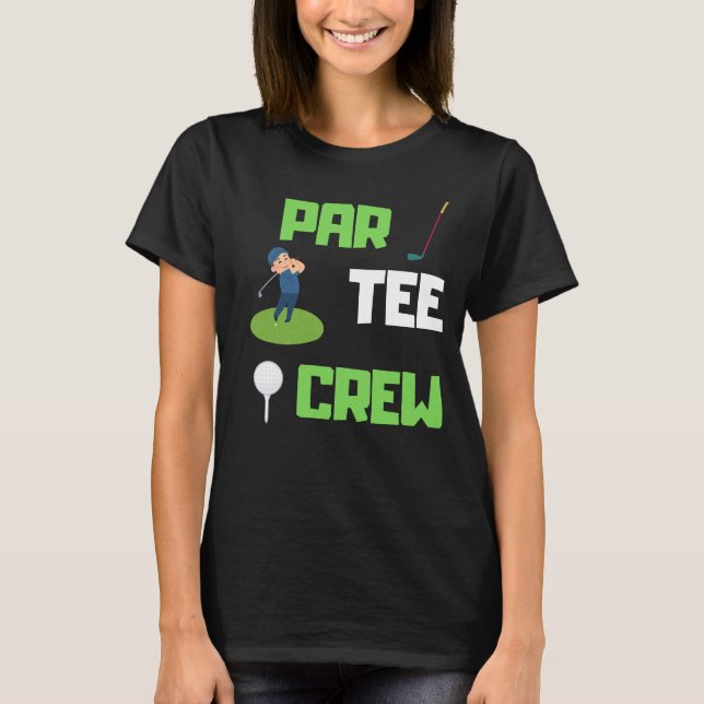 Par T-Shirt Crew Squad Golf Lover (Vorderseite)