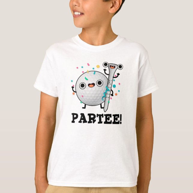 Par-T-Shirt Funny Golf Pun T-Shirt (Vorderseite)