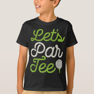 Par T-Shirt Golf Player Golfer Vater Papa Men Funn