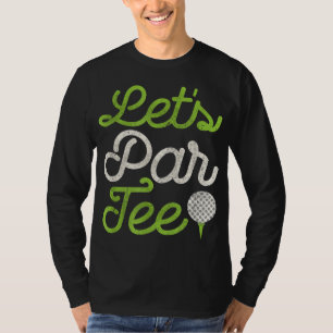 Par T-Shirt Golf Player Golfer Vater Papa Men Funn