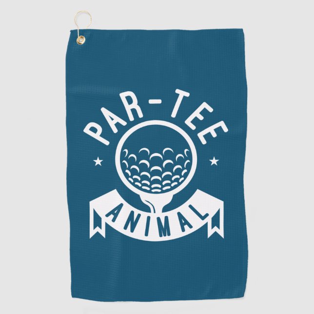 Par-T-Shirt Golfhandtuch (Vorderseite)