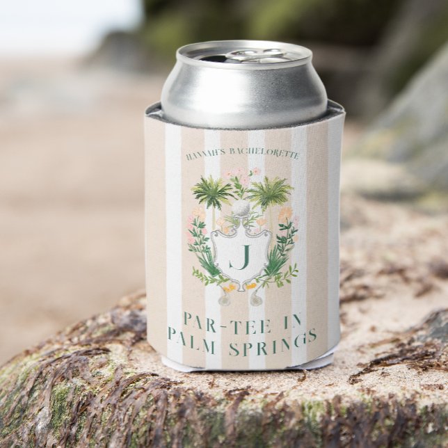 Par-T-Shirt in Palm Springs | Golf Bachelorette Dosenkühler (Von Creator hochgeladen)