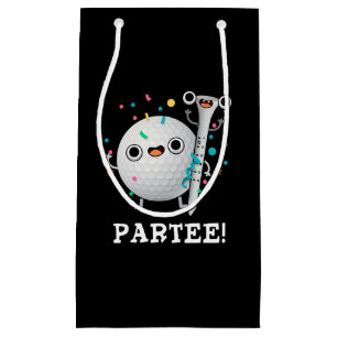 Par-T-Shirt niedlich Golf Pun Dark BG Kleine Geschenktüte