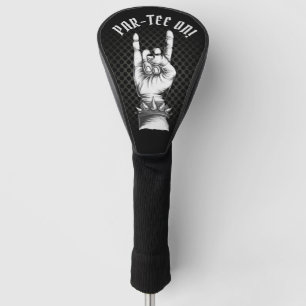 Par T-Shirt on Horns Up Golf Head Cover Headcover
