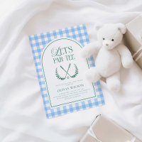 Par-T-Shirt Preppy Golf Boy Baby Shower