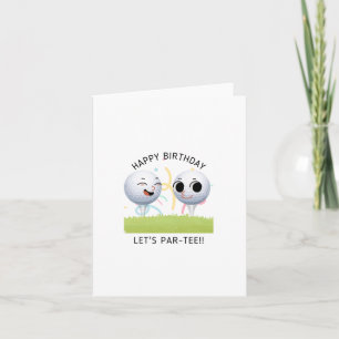 Par-T-Shirt Puns Birthday Card Karte