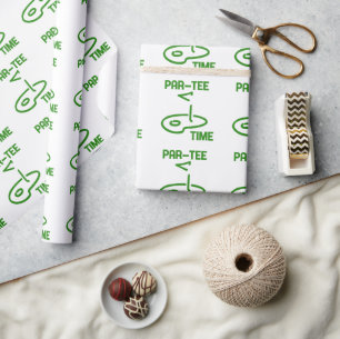 Par T-Shirt Time Geschenkpapier