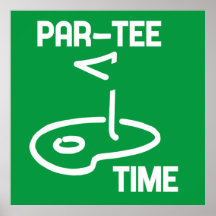 Par-T-Shirt Time White