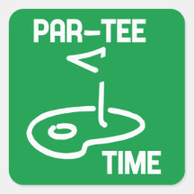 Par-T-Shirt Time White