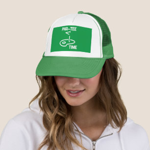 Par-T-Shirt Time White Truckerkappe
