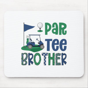 Par-tee Bruder Golf Liebhaber Geburtstagsfeier Fam Mousepad
