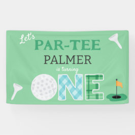 Par-tee Golf 1st Birthday Golfing Party Banner