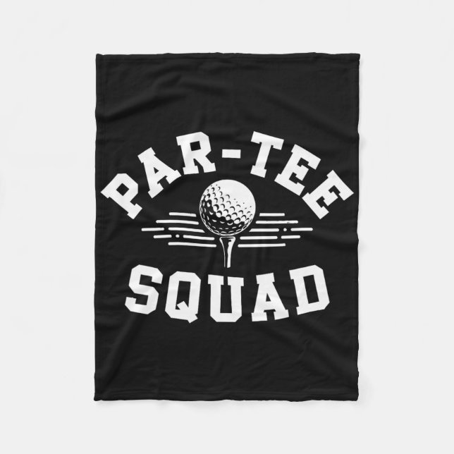 Par-tee-Truppe Lustige Golf-Freunde-Team  Fleecedecke (Vorderseite)