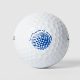 Par-tee wie ein Golfer Golfball