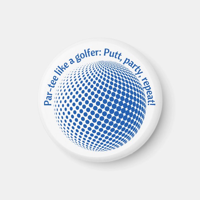 Par-tee wie ein Golfer Magnet (Vorne)